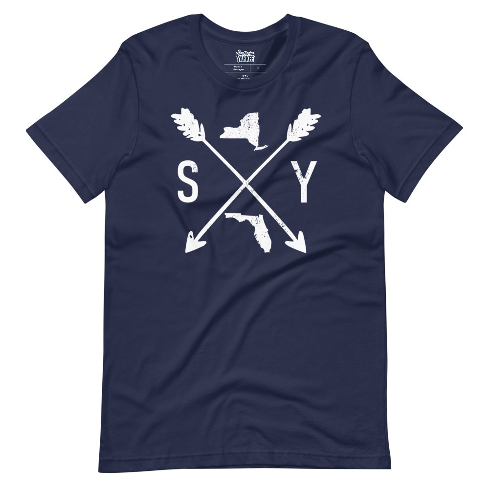 Crossed Arrows NY & FL Southern Yankee Short-Sleeve T-Shirt - Southern Yankee