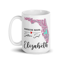 Load image into Gallery viewer, New York to Florida Northern Roots Southern Soul Mug - Southern Yankee